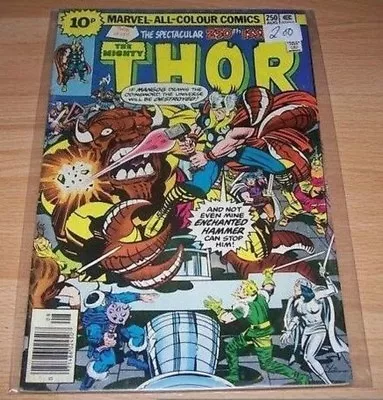Buy Thor (1962-1996 1st Series ) #250...Published August 1976 By Marvel • 15.95£