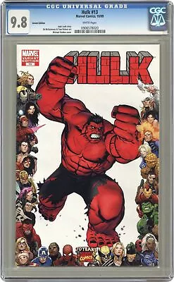 Buy Hulk #13C MCGUINNESS Red Hulk 1:10 Variant CGC 9.8 2009 0906578020 • 70.36£