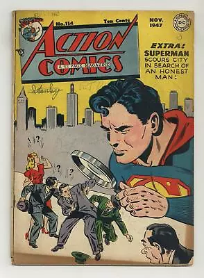 Buy Action Comics #114 GD 2.0 1947 • 233.24£