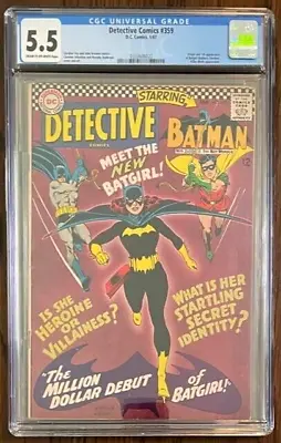 Buy DETECTIVE COMICS #359 CGC 5.5  1st Appearance Batgirl • 789.91£