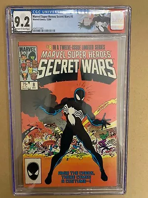 Buy Marvel Super Heroes Secret Wars # 8 CGC 9.2 White (Marvel, 1984) 1st Black Suit • 164.77£