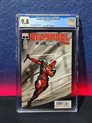 Buy Deadpool Black White & Blood #4 CGC 9.8 Cover A 1st Sakura Spider Marvel 2022 • 67.52£