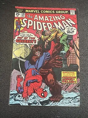 Buy Amazing Spider-Man #139  1974  Marvel Comics Key Issue 1st Appearance Of Grizzly • 61.89£