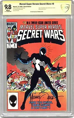Buy Marvel Super Heroes Secret Wars #8D Direct Variant CBCS 9.8 SS 1984 • 685.88£