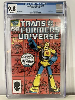Buy Transformers Universe #1 CGC 9.8 White Pages, 1986 Marvel Herb Trimpe Cover • 128.36£