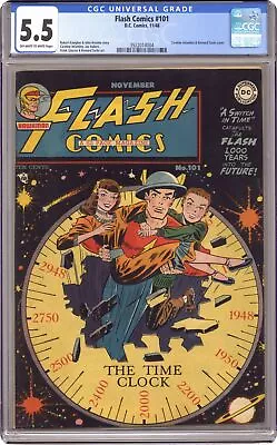 Buy Flash Comics #101 CGC 5.5 1948 3922014004 • 1,055.37£