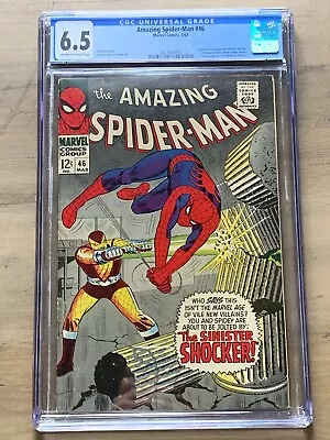 Buy Amazing Spider-Man #46 CGC 6.5 - 1st Appearance Of The Shocker • 356.31£