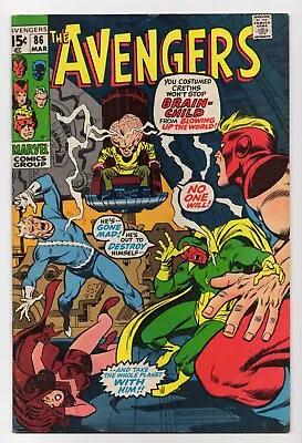 Buy The Avengers #86 Marvel Comics (1971) - 2nd Appearance Squadron Supreme • 16.51£