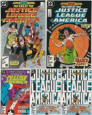 Buy Justice League Of America 5 Issue Lot #258-261, 261 (DC 1987) Key Issues Run Set • 31.66£