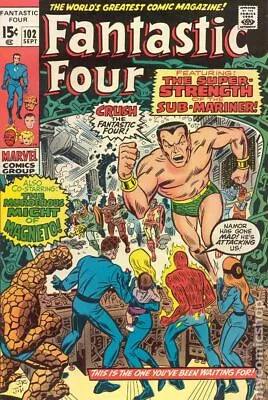 Buy Fantastic Four #102 VG- 3.5 1970 Stock Image • 13.05£
