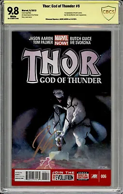 Buy Thor: God Of Thunder 6 9.8 Signed Jason Aaron 1st App Of KNULL • 275.92£