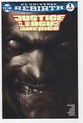 Buy Justice League Of America #1 Francesco Mattina Lobo Black/White Variant NM • 8£