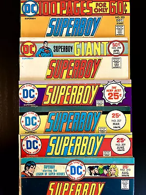 Buy Superboy 205-210, DC Bronze, Legion Of Super-Heroes, VG To VF/NM • 19.98£