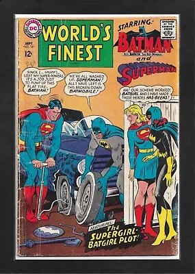 Buy World's Finest Comics #169 (1967): 1st Batgirl/ Supergirl! 3rd Batgirl! VG/FN! • 20.38£