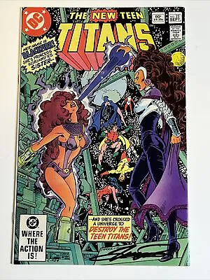 Buy New Teen Titans # 23 1st Appearance Of Blackfire & Vigilante Signed George Perez • 67.28£