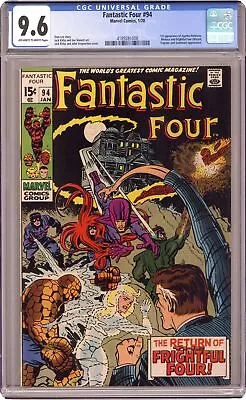 Buy Fantastic Four #94 CGC 9.6 1970 4189281008 • 1,878.87£