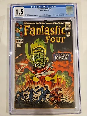Buy Fantastic Four #49 - Cgc 1.5  1st Appearance Of Galactus (1966) • 315.81£