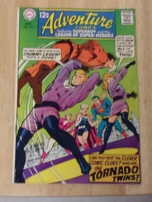 Buy Adventure Comics #373 Sharp Glossy Vf 1968 Adams Cov Coming Of Tornado Twins! • 34.06£