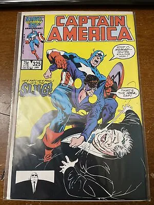 Buy Captain America #325 (1986) 1st Full App Of Slug, 1st App Priscilla Lyons VF/NM • 2.40£