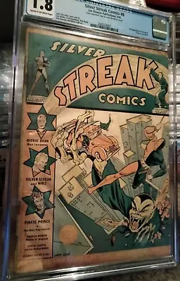 Buy Silver Streak Comics #8 CGC 1.8 **3rd App Of Daredevil** Vs Claw UNPRESSED COPY! • 3,194.08£