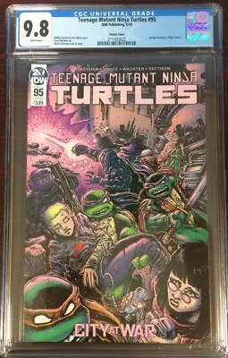Buy 🔥 Teenage Mutant Ninja Turtles #95 Tmnt Idw Cover B - Becomes Jennika Cgc 9.8 • 110.36£