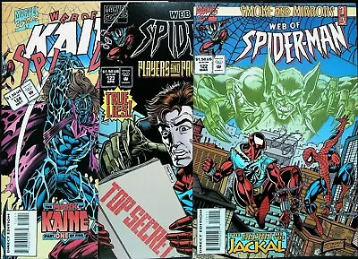 Buy WEB Of Spider-Man Comic Book Lot 1995 Issues #122, #123 & #124 - Very Fine Range • 5.63£