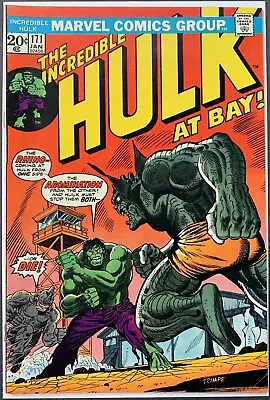 Buy Incredible Hulk #171 VG+ 4.5 Classic Abomination Cover Bronze Age Marvel 1974 • 24.13£