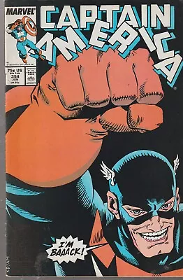Buy Marvel Comics Captain America #354 (1989) 1st Us Agent 1st Print F • 16.95£
