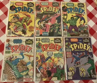Buy Spidey Super Stories 1974 (usa)  X 6 Marvel Comics /electric Company  Bronze Age • 0.99£