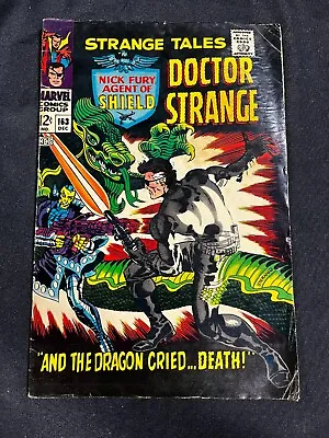 Buy 1967 Dec Issue #163 Strange Tales 1st Appearance Of Clay Quartermain AA 21023 • 15.80£