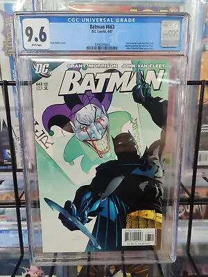 Buy Batman #663 (2007) - Cgc Grade 9.6 - Grant Morrison - Joker & Harley Quinn! • 47.44£