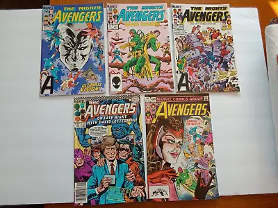 Buy Avengers Comic Book Lot # 234, 239, 250, 251, 254 Black Panther Captain Marvel • 12.65£