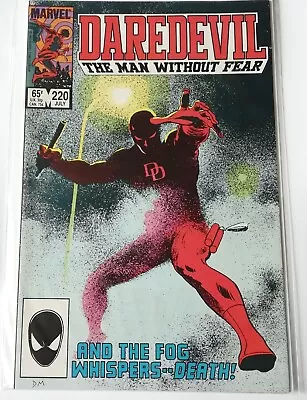 Buy Marvel Comics Daredevil #220 1985 Bronze Age High Grade 9.8  • 12£
