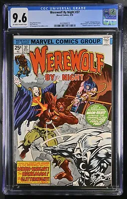 Buy Werewolf By Night #37 - Cgc 9.6 - Ow/wp - Nm+ 3rd Moon Knight • 179.89£