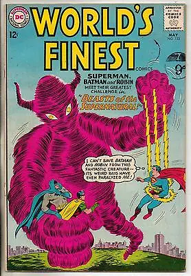 Buy DC Comics Worlds Finest #133 May 1963 Superman & Batman F+ • 31£