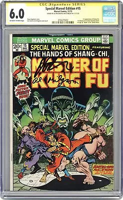 Buy Special Marvel Edition #15 CGC 6.0 SS Milgrom/ Starlin 1973 3734275002 • 223.06£