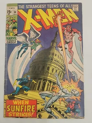 Buy Uncanny X- Men Marvel Comics # 64 • 154.11£