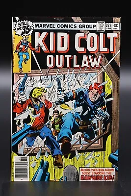 Buy Kid Colt Outlaw (1948) #229 1st Print Gene Colan Cover Reprints Last Issue VF- • 9.93£