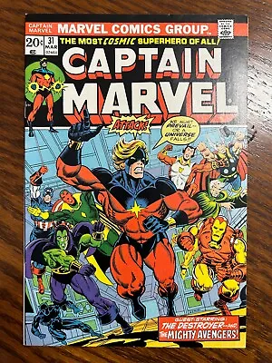 Buy Captain Marvel (1968) #31 Nm Near Mint Thanos • 63.75£