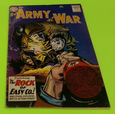 Buy Our Army At War #81 GD/VG Key Sgt. Rock Prototype DC Silver Age Comic 1959 • 338.58£