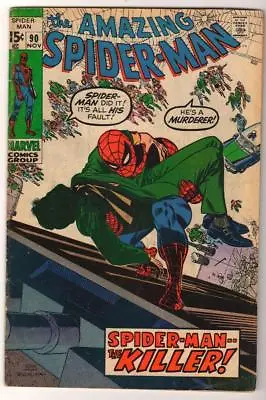 Buy MARVEL Comics VGF 4.5 SPIDERMAN SILVER Age #90 Aunt May Drug Issue 1971 AMAZING • 59.99£