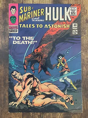 Buy Tales To Astonish #80 - Hulk | Sub-Mariner - Marvel Comics • 10.86£