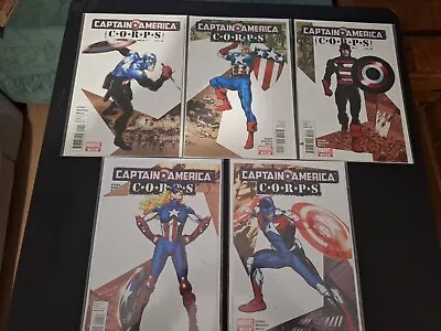 Buy CAPTAIN AMERICA CORPS 1 2 3 4 5 (AUG 2011) Marvel 5 Comic Complete Set • 5£