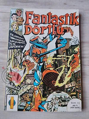 Buy Fantastic Four #11 1988 Turkey Turkish Comic 225 226 227 228 Thor Samurai Destro • 39.51£