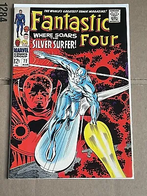 Buy Fantastic Four #72 Silver Surfer Watcher Stan Lee Jack Kirby! Marvel 1968 VF 🔥 • 197.57£
