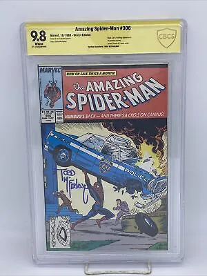 Buy Amazing Spiderman 306 9.8 SS VSP Todd McFarlane CBCS ACTION COMICS1 Swipe Homage • 553.20£