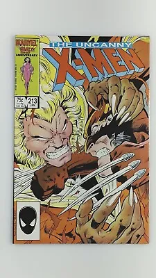 Buy UNCANNY X-MEN #213 NM- 1st Mr Sinister Cameo Sabretooth App Psylocke Joins 1987 • 22.89£