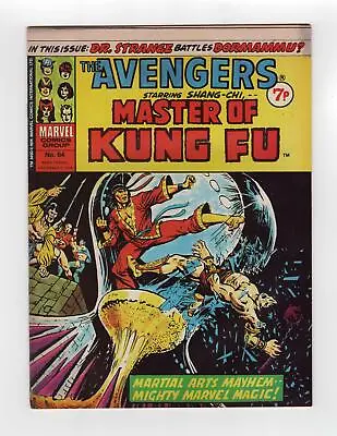 Buy 1974 Marvel Master Of Kung Fu #23 , Doctor Strange #172 & Avengers #49 Typhon Uk • 48.25£