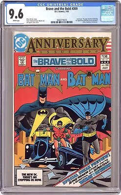 Buy Brave And The Bold #200 CGC 9.6 1983 3866379025 1st Batman And The Outsiders • 140.11£