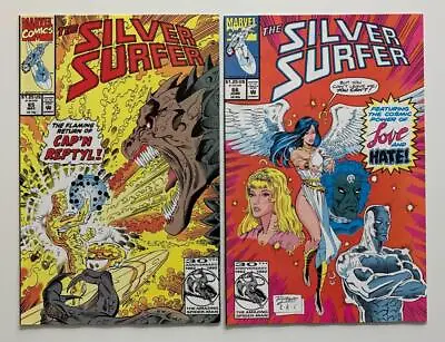 Buy Silver Surfer #65 & 66 (Marvel 1992) VF+ Condition Issues. • 9.50£